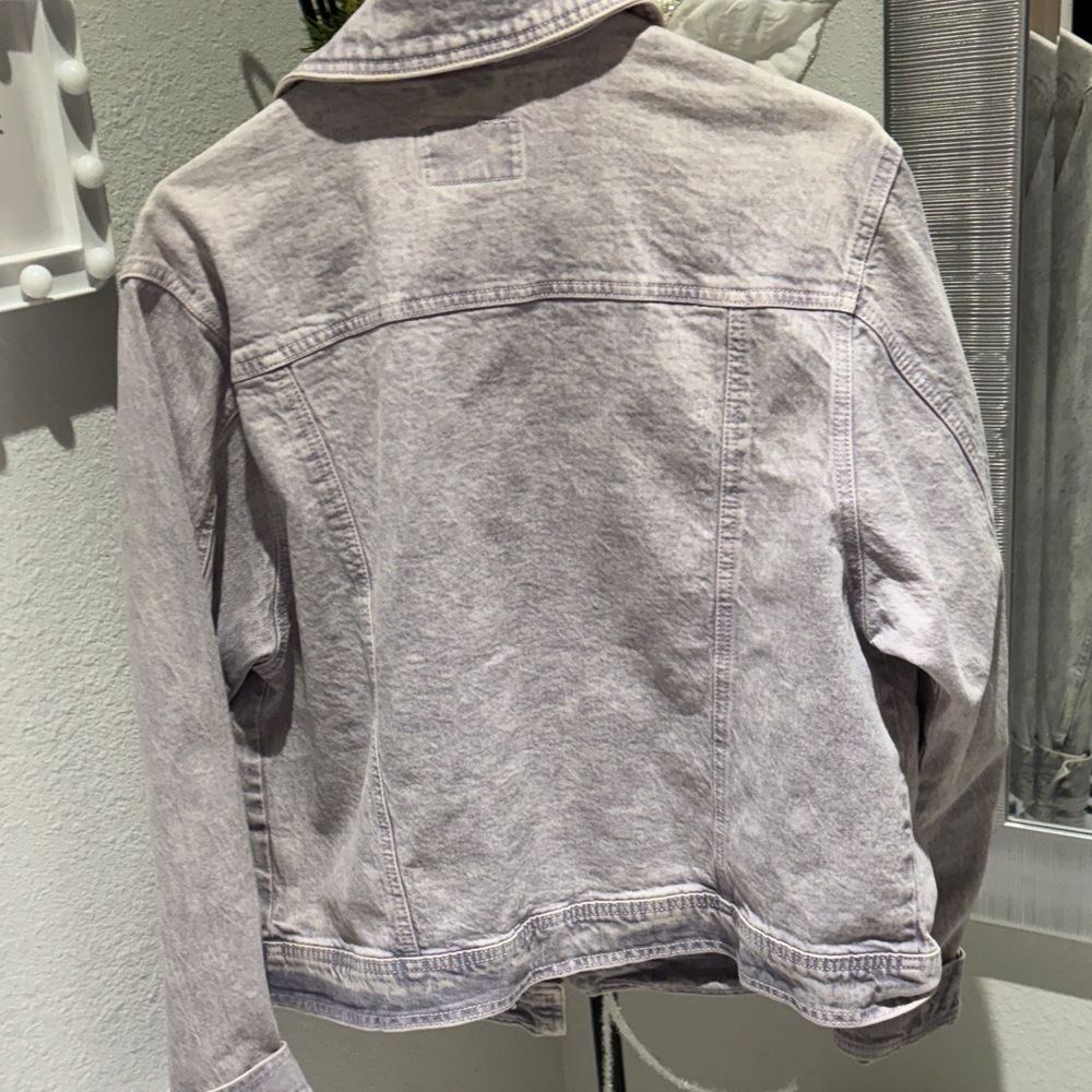 Universal Thread Lavender Jean Jacket - image 5